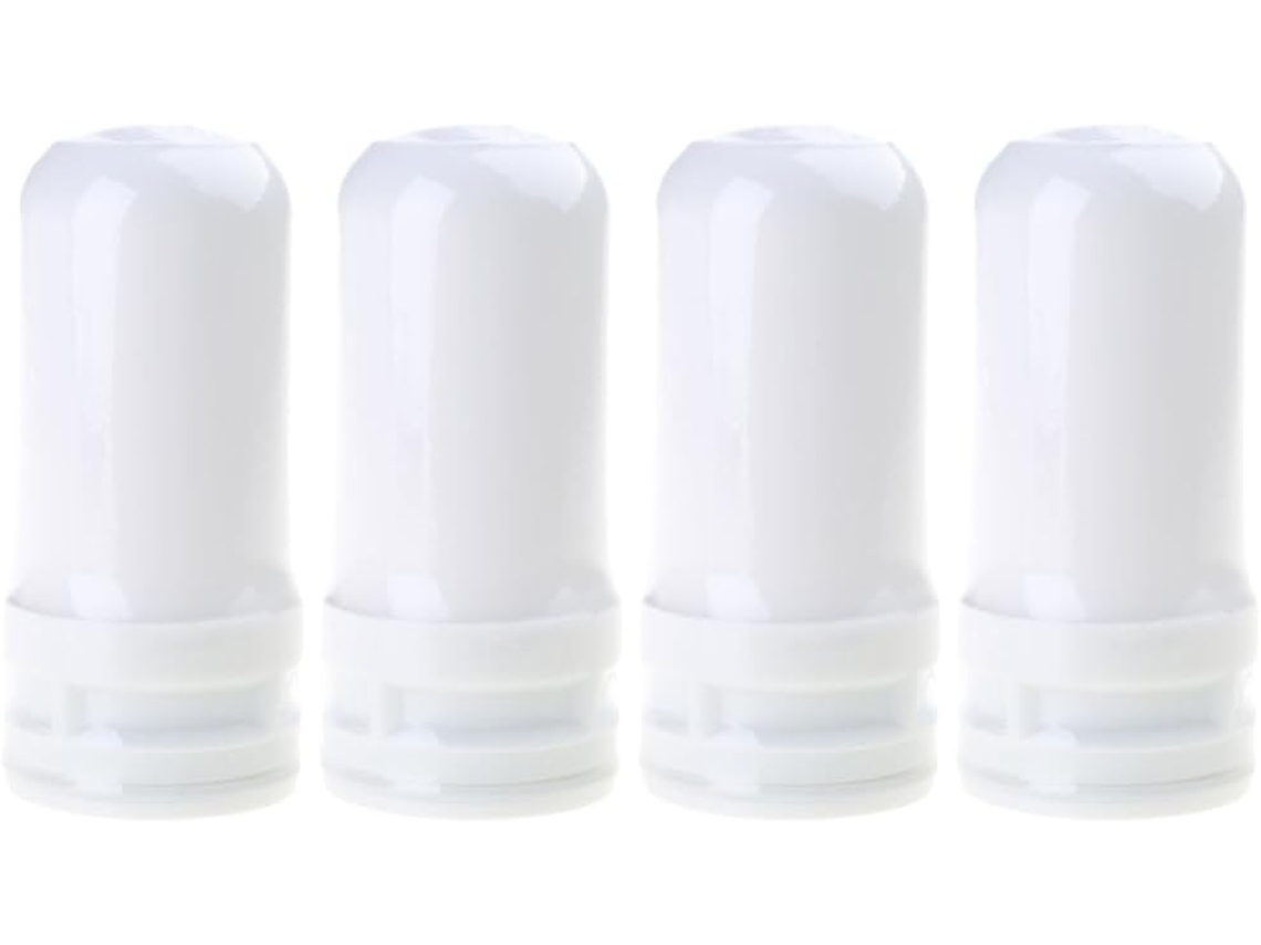 Conjunto De 4 Filtros Cerâmica Para Decloração Água Torneira Cozinha