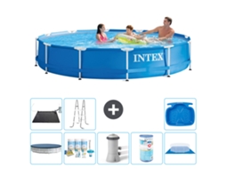 Intex Piscina Com Estrutura Redonda - 366x76 Cm - 9-peças S31591