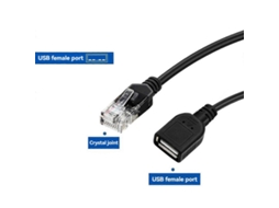 Módulo De Alimentação Poe Ethernet 802.3af/at Com Interface Usb 48v Para 5v Câmeras Ip.-aquaforge