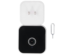 Câmera Inteligente De Segurança Indoor 1080p Visão Noturna Detecção De Movimento Com Relógio Wifi