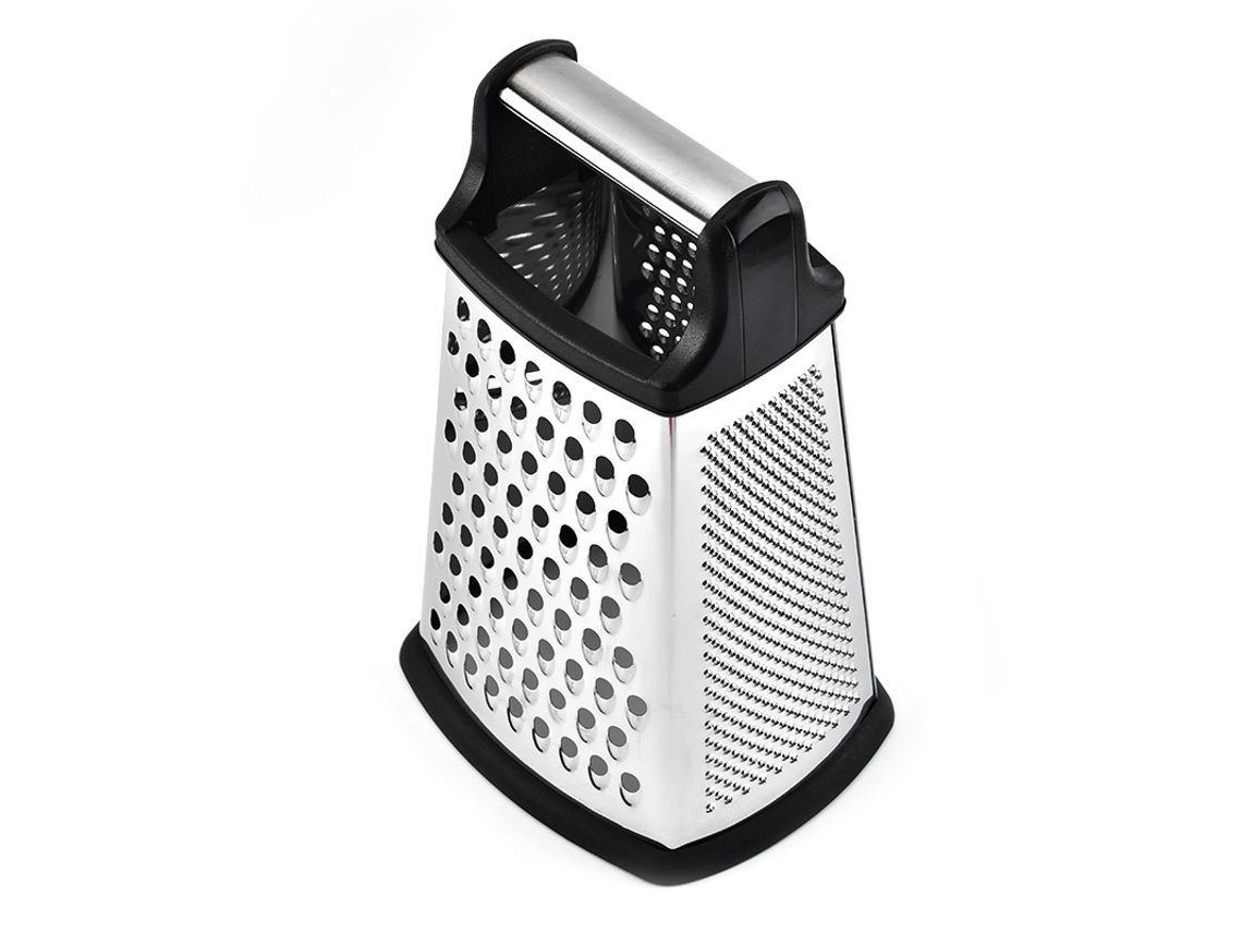 Ralador De Aço Inoxidável Com 4 Lados, Ralador/fatiador Manual Para Frutas, Legumes, Cenouras, Queijo, Próprio Para Lava, Louças