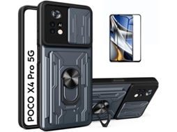 Capa Armor Cover Xiaomipoco para Xiaomi Poco X4 Pro 5G HONGWE. Verde