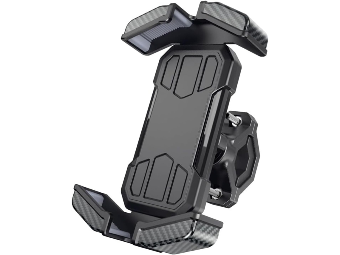 Suporte Para Celular De Motocicleta E Bicicleta, Suporte Universal Para Guidão, Trava Automática Em 1 Segundo E Instalação Em 10 Segundos (preto)