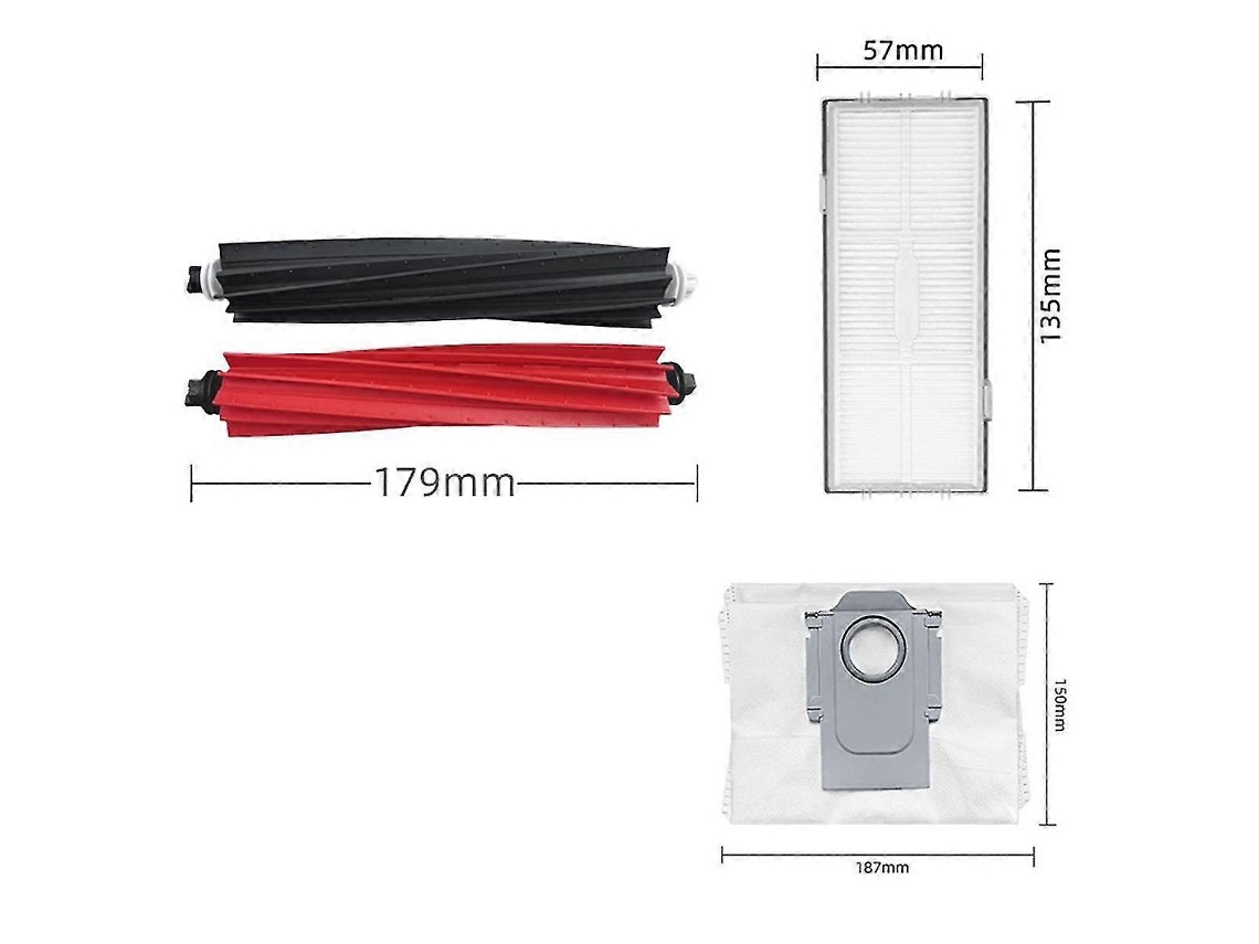 Kit de acessórios para aspirador robô S8 / S8+ / S8 Pro Ultra