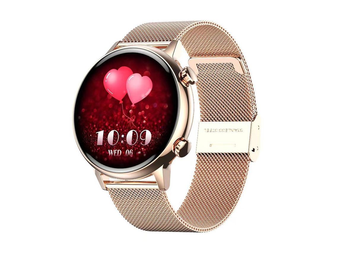 VEANXIN Smartwatch Tela de 1 1 Polegadas Hk39 Fitness Tracker-Ouro