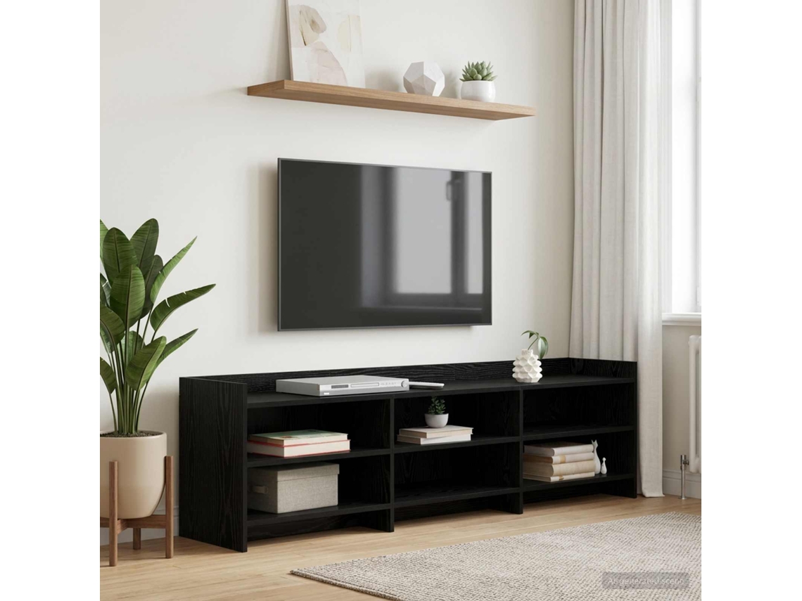 Vidaxl Gabinete Para Tv 168 X 33 X 47 Cm Carvalho Preto