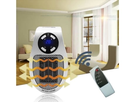 Radiador Elétrico - CODREAM - Aquecimento de Ar com Ventilador - 500W - Branco - Banheiro - Programável CODREAM
