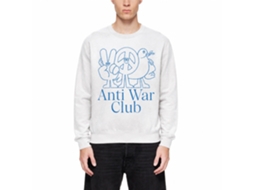 Rockinstone Anti War Club Sweatshirt Unique Designer Style