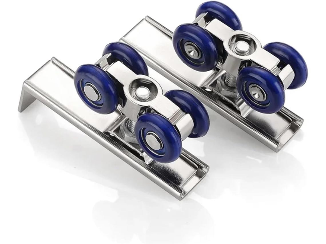 Conjunto de 2 Roldanas para Portas Correr Madeira S/MARCA