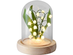 Luz de Led NOVA LINE com flores do vale do lírio, bateria, decoração de mesa, luz quente
