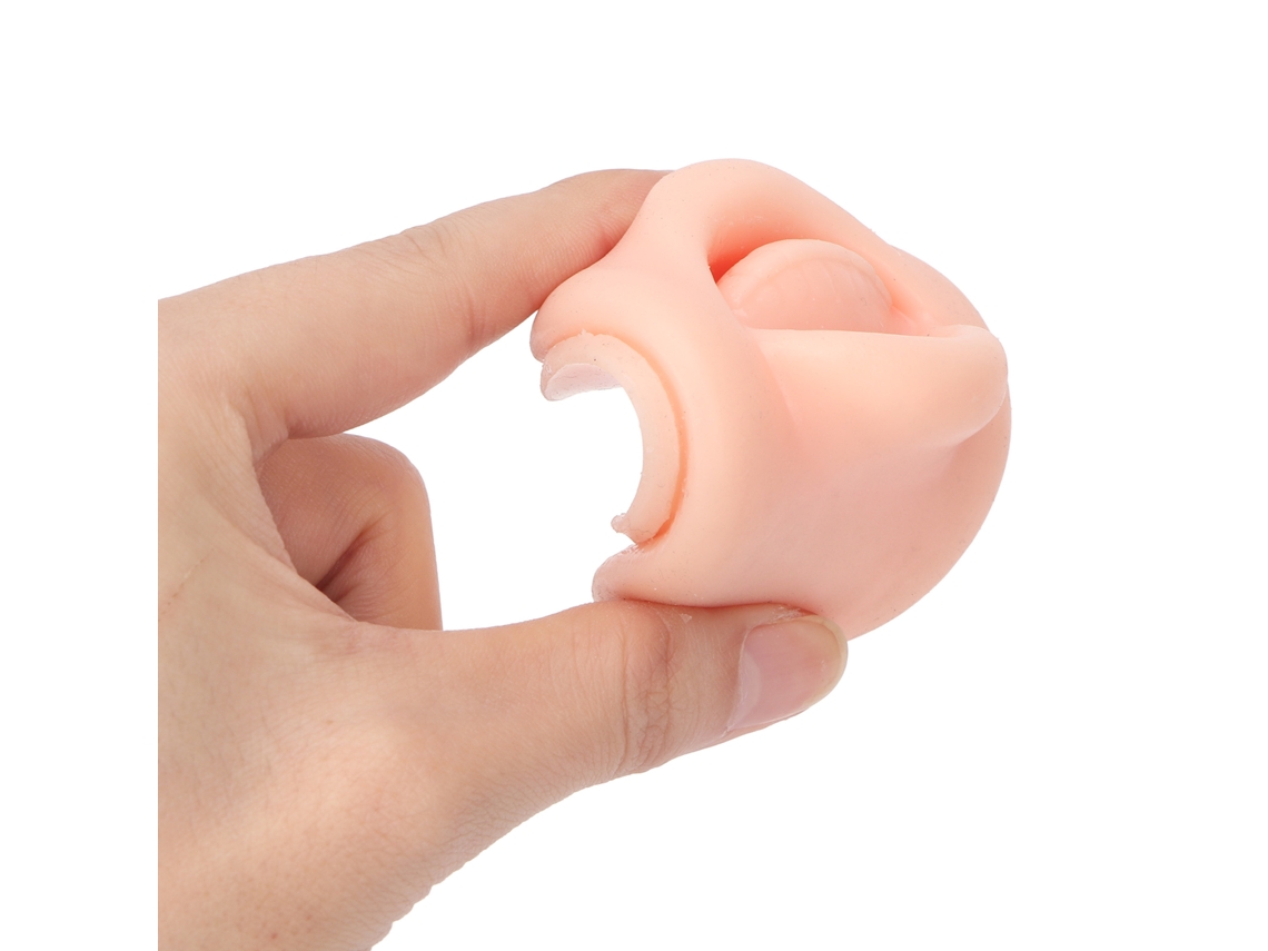 Modelo De Boca De Silicone 3d Simulado (tom De Pele Clara, Com Suporte De Acrílico) Eoocoo