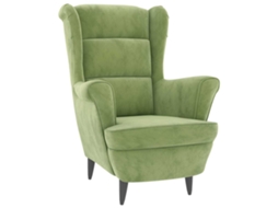 Armchair, Armchairs Vidaxl Verde Veludo