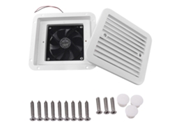 Ventilador de teto universal silencioso de 12 V para caravanas e reboques. Ventilador de teto eficiente Slowmoose para caravanas.