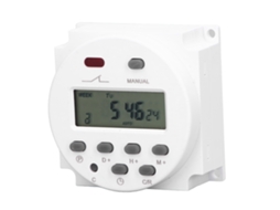 Relé Programável LCD Digital Temporizador Elétrico 16 On/off Switch Controle de Tempo 12v CN101ADC