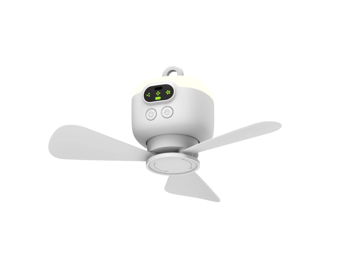 Mini Ventilador De Carga - Recargable (8000 Mah) - Blanco
