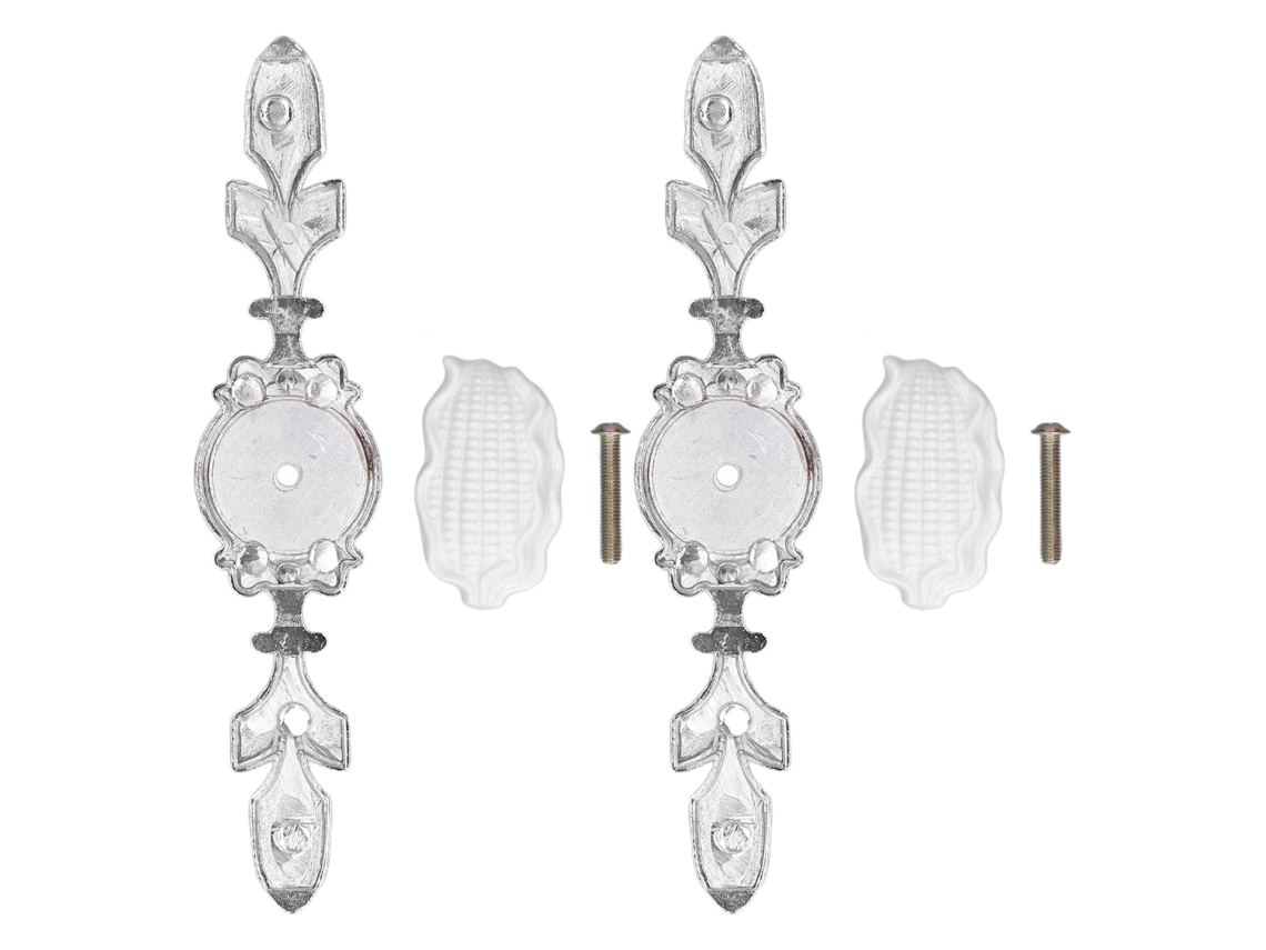 Conjunto De Puxadores De Gaveta Laxiscreed Em Liga De Zinco, Estilo Moderno Minimalista Branco