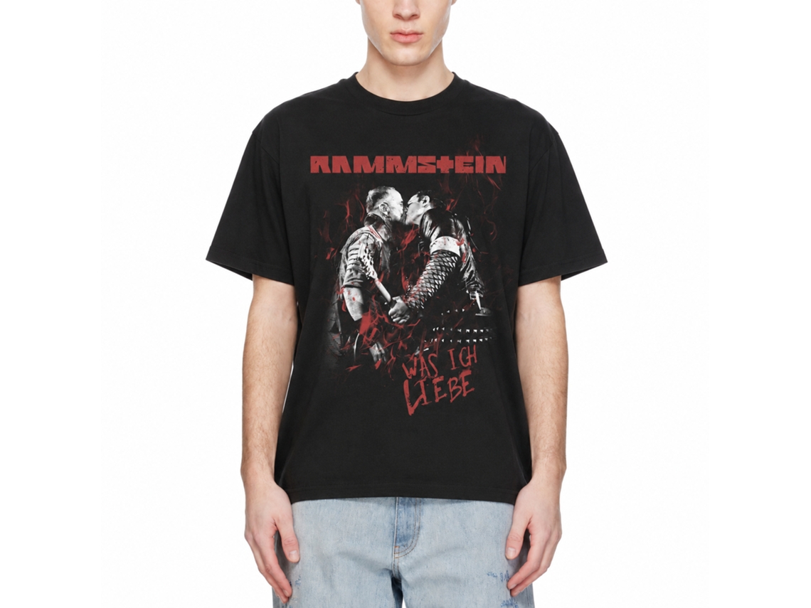 Rockinstone T-shirt Rammstein Band Was Ich Liebe Size:xxl