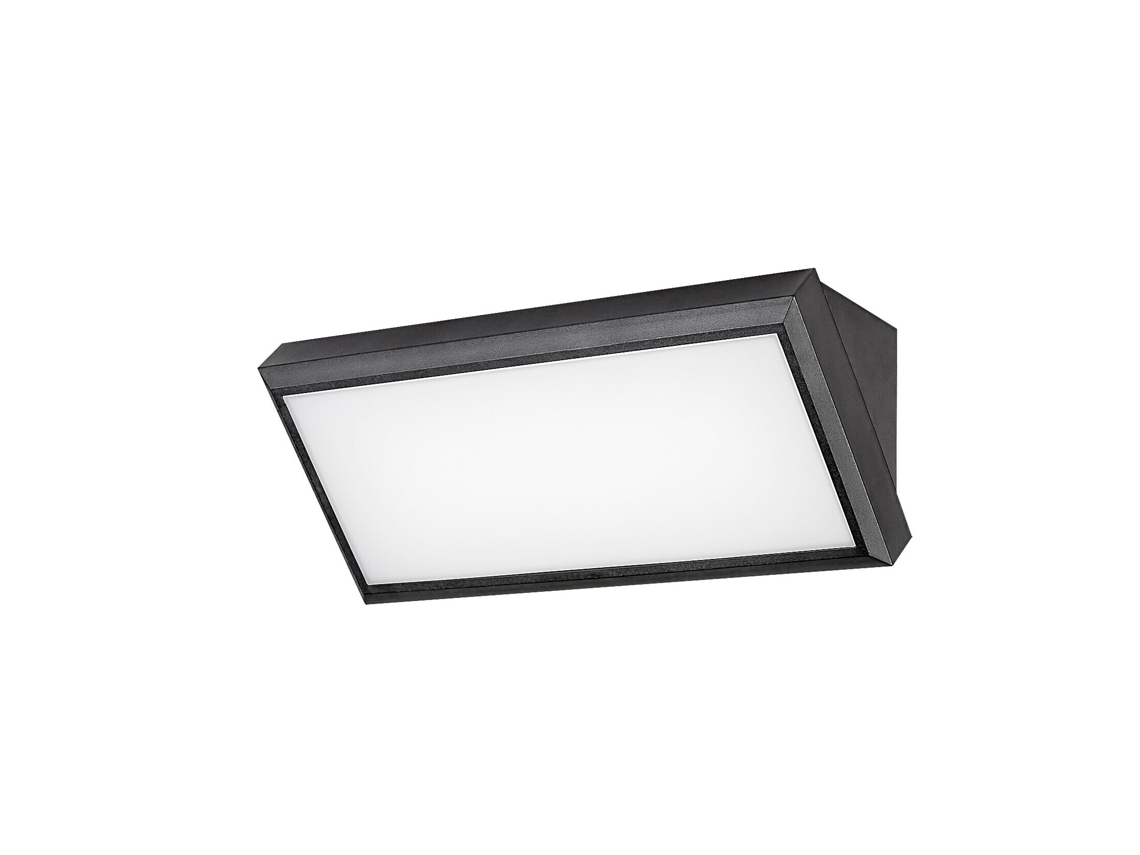 Candeeiro de Parede Exterior de Montagem Saliente em Plástico com Abajur em Plástico Classe gRabalux Rapla 1000Lm