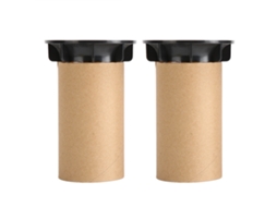 2pcs Tubo Inversor E302 Com Buraco Interno 52mm E Abertura 72mm Para Alto-falantes De 6-8 Polegadas