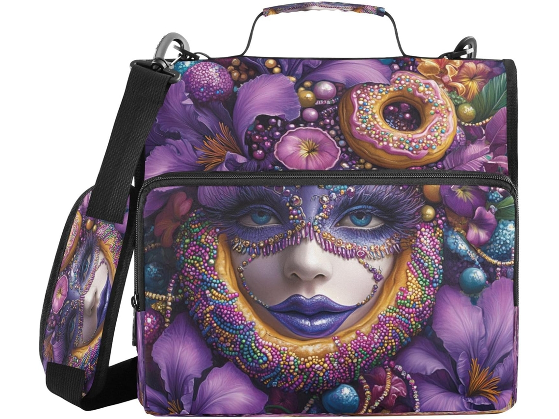 Íris Mask With Accounts, 3 Anés E Alça Organizer, Document Organizer, Various Bags, School Desk