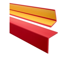Perfil Angular Autoadesivo Quest Pvc 27x27 Mm, L-form, Vermelho, 130 Cm