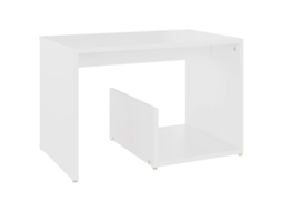 Mesa de apoio 59x36x38 cm Madeira Branco MAISON EXCLUSIVE