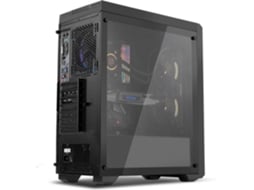 Caixa PC NOX Hummer Fusion RGB (ATX Mid Tower - Preto)