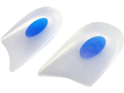 1par De Palmilhas Ortopédicas Gel Para O Calcanhar Com Absorção Impacto