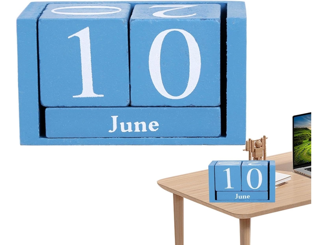 Blocs De Calendrier En Bois Objet De Décoration Simple