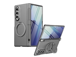 Capa Para Celular Com Suporte De Anel Thunderbolt, Anti-queda E Magsafe, Sem Caneta, Para Samsung Galaxy Z Fold5 5g