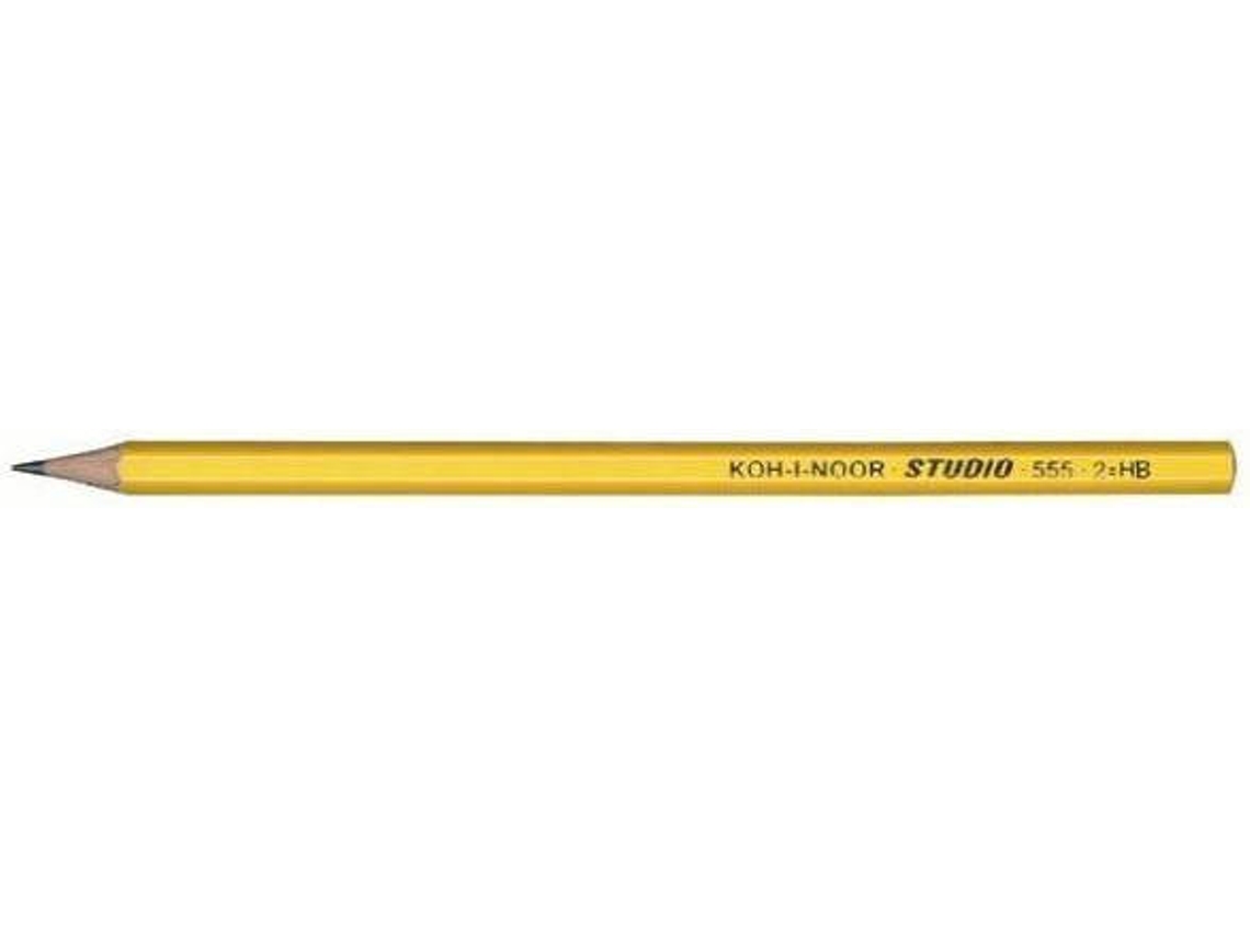 Lápis de Carvão KOH-I-NOOR H555-2 Amarelo