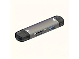 Leitor De Mídia Multifuncional Vvia 6 Em 1 Usb 3.0 Com Tipo C E Micro Usb, Alta Velocidade. Tadvyyvayotoy