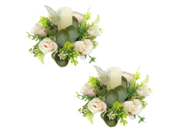 Laxiscreed Arranjo De Flores Com Rosas Artificiais Para Decorações De Casamentos E Festivais