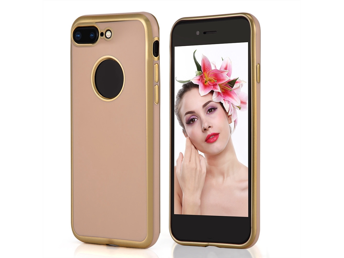Capa LAXISCREED Apple 8 Tpu Ouro Proteção Total