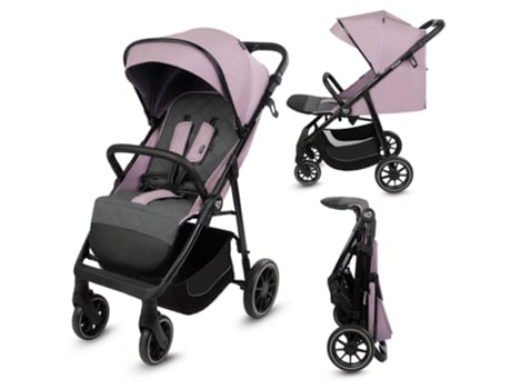 Carrinho De Bebê Enzo Rosa Kidwell