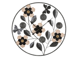 Relógio De Parede Divaker Cm Ø 67x5,5 Único / Marrom Preto