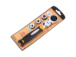 Chave de Rachet 3 em 1 com Adaptadores de Soquete (3 Peças)