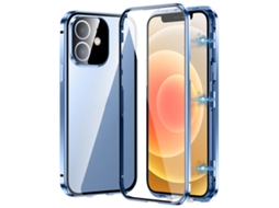 Capa De Vidro Temperado Hd Para Iphone 12 - Fecho Magnético Duplo