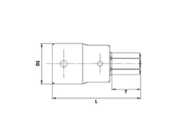 Soquete Hex 3/4" 14 Mm Tengtools 55m3415140