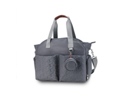 Bolsa Para Bomba De Amamentação, Bolsa De Ombro, Bolsa Para Fraldas Com Alça Para Mamilo, Para Mães E Bebês Em Movimento.cinza Escuro Yunzii