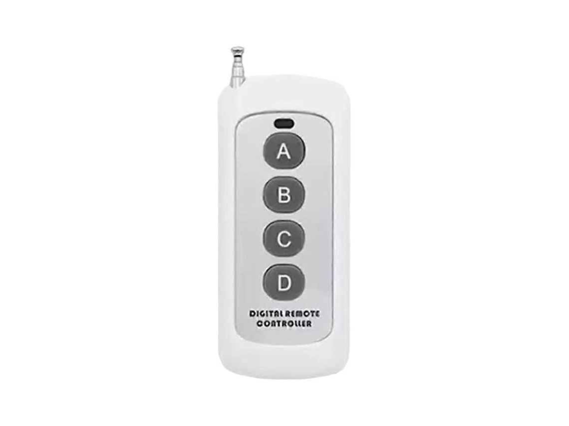 Controle remoto para 433 MHz sem código de aprendizagem Fios, módulo EV1527 com antena ABCD, controle de 4 botões, alcance de 1000 m, abridor de portas.