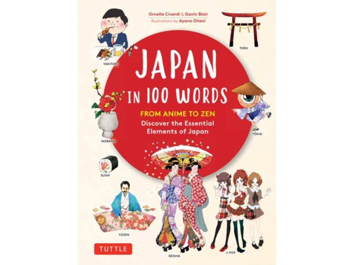 Livro Japan in 100 Words de Ornella Civardi e Gavin Blair (Inglês - Capa Dura)
