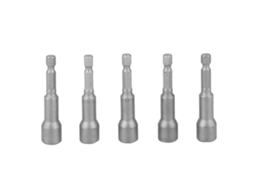 5pcs Chave De Porca Magnética De 10mm Com Cabo Hexagonal Broca De Parafusadeira Aço Cromo Vanádio