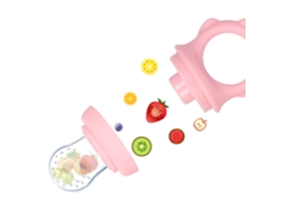 Mali alimentador de Alimentos Bebê Silicone Frutas Legumes Chupeta Mordedor Fácil Limpeza