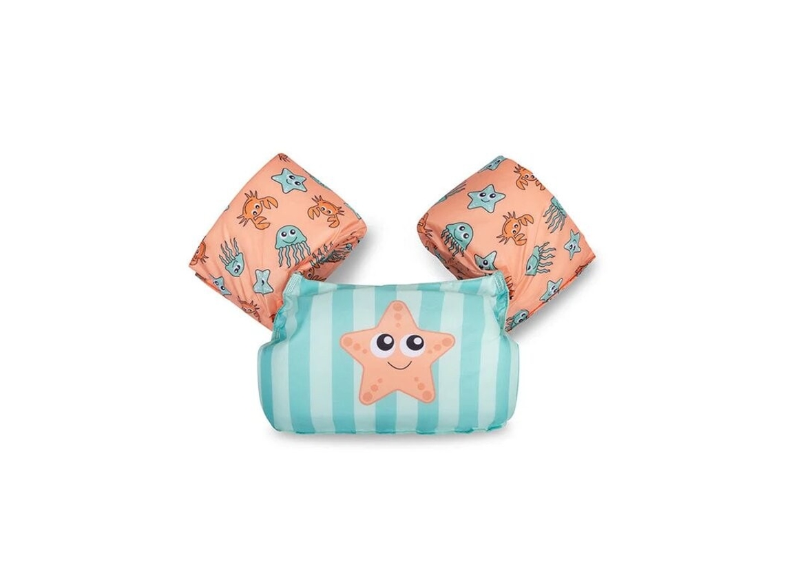 Colete Swim Essentials Sea Animals com braçadeiras, idades 2-6