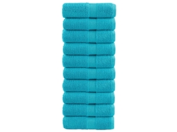 Wash Towel, Wash Towels Vidaxl Azul Algodão (30 X 30 Cm)