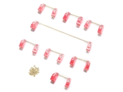 Estabilizador de Teclado Mecânico LAXISCREED, tipo de parafusagem em Pcb dourado, compatível com 6.25u/2u