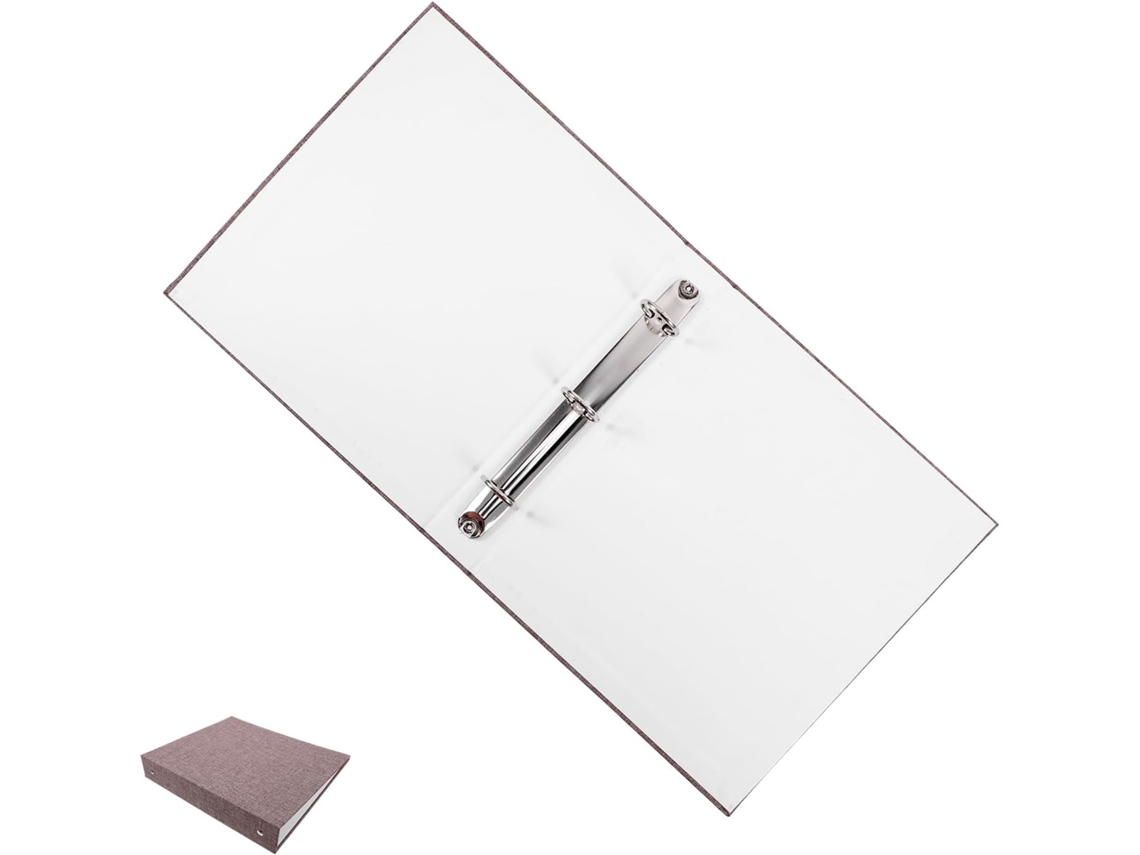 Pasta De 3 Argolas Secfou Tamanho A5, Recarregável E Durável, Com Capa De Tecido E Design Decorativo, Ideal