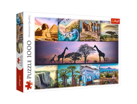 Puzzle 1000 Colagem África 10792 Trefl Puzzle