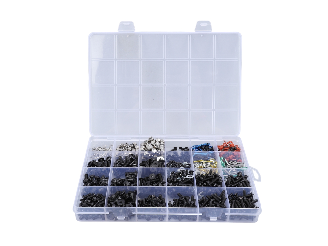 Kit De Parafusos Profesionales De Metal Para Reparo De Carros Rc 1/10 Para Traxxas Redcat Hpi Arrma Losi